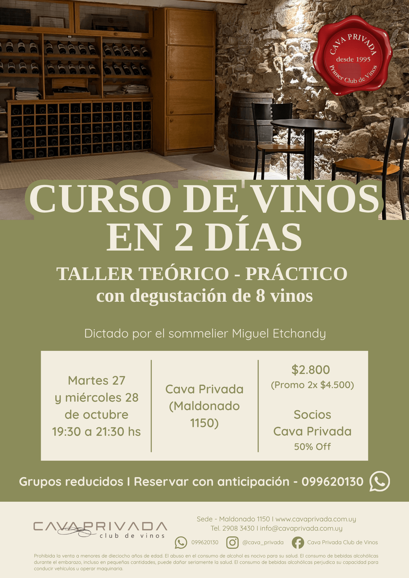 Curso de Vinos Intensivo