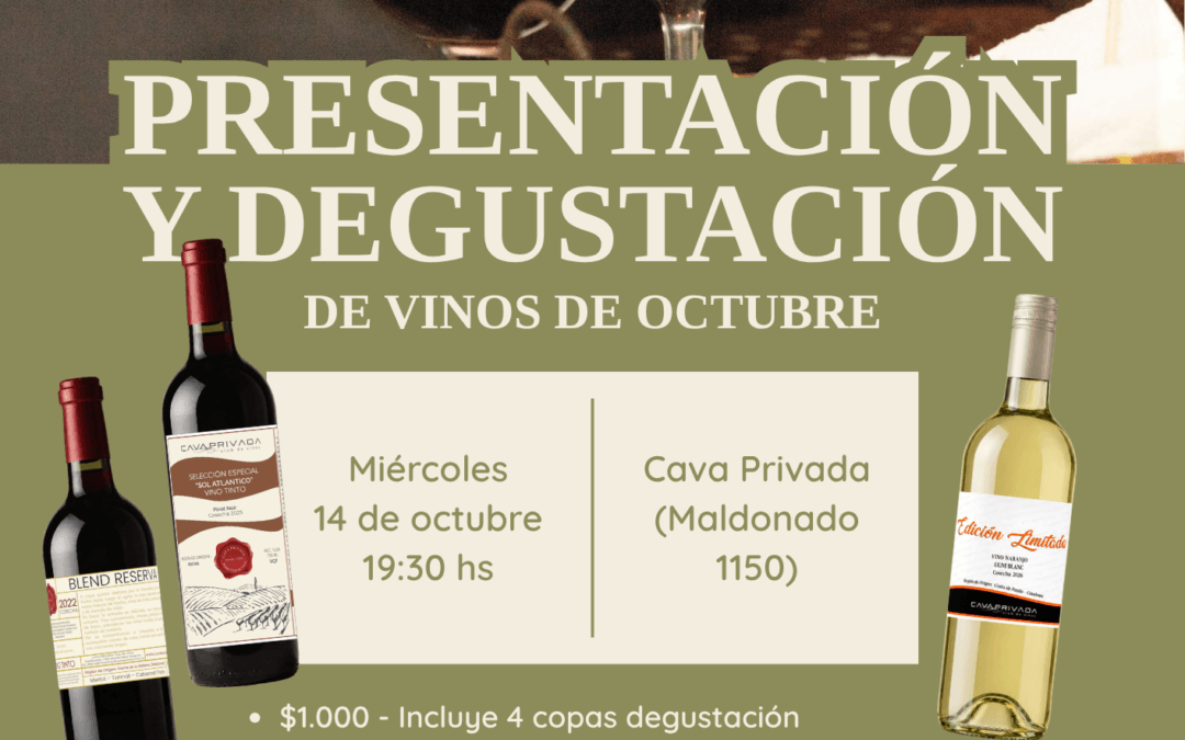 Presentación Vinos en el Club