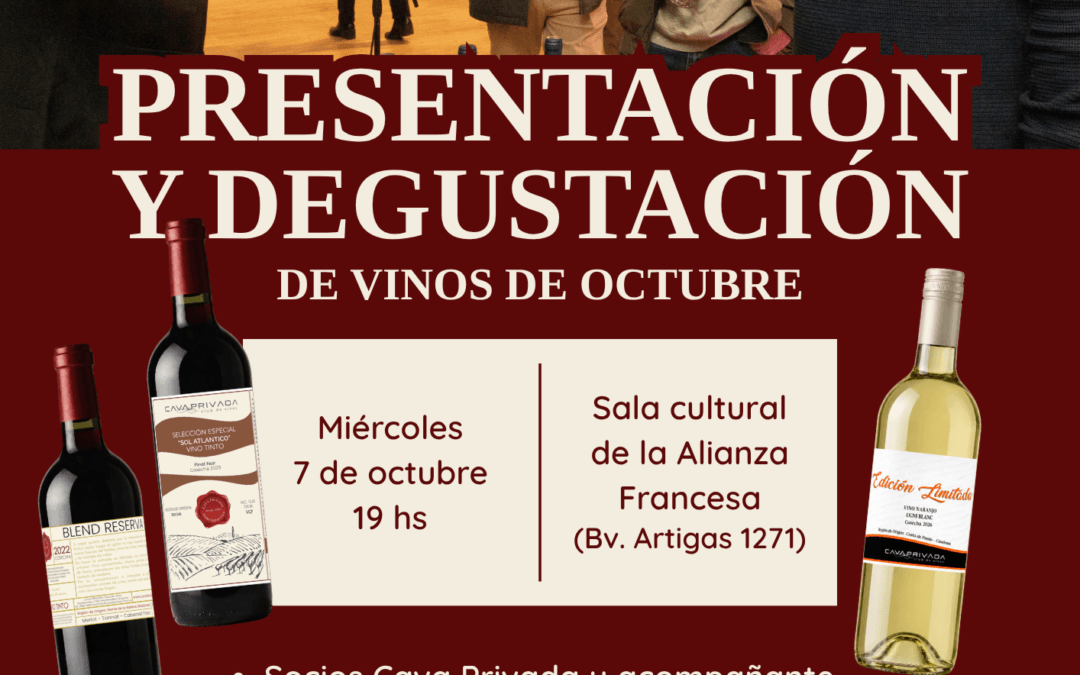 Presentación Vinos Alianza Francesa