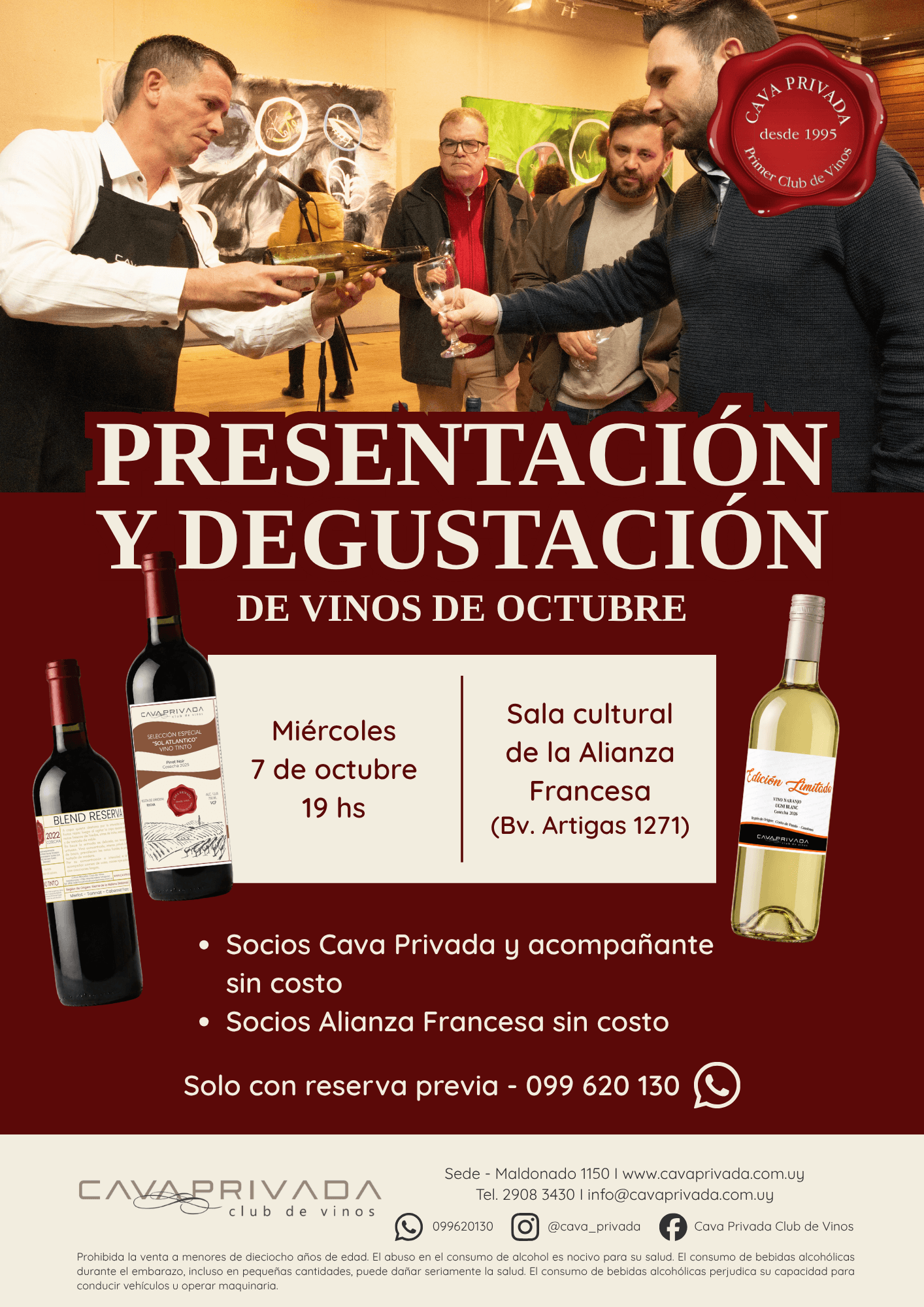 Presentación Vinos Alianza Francesa