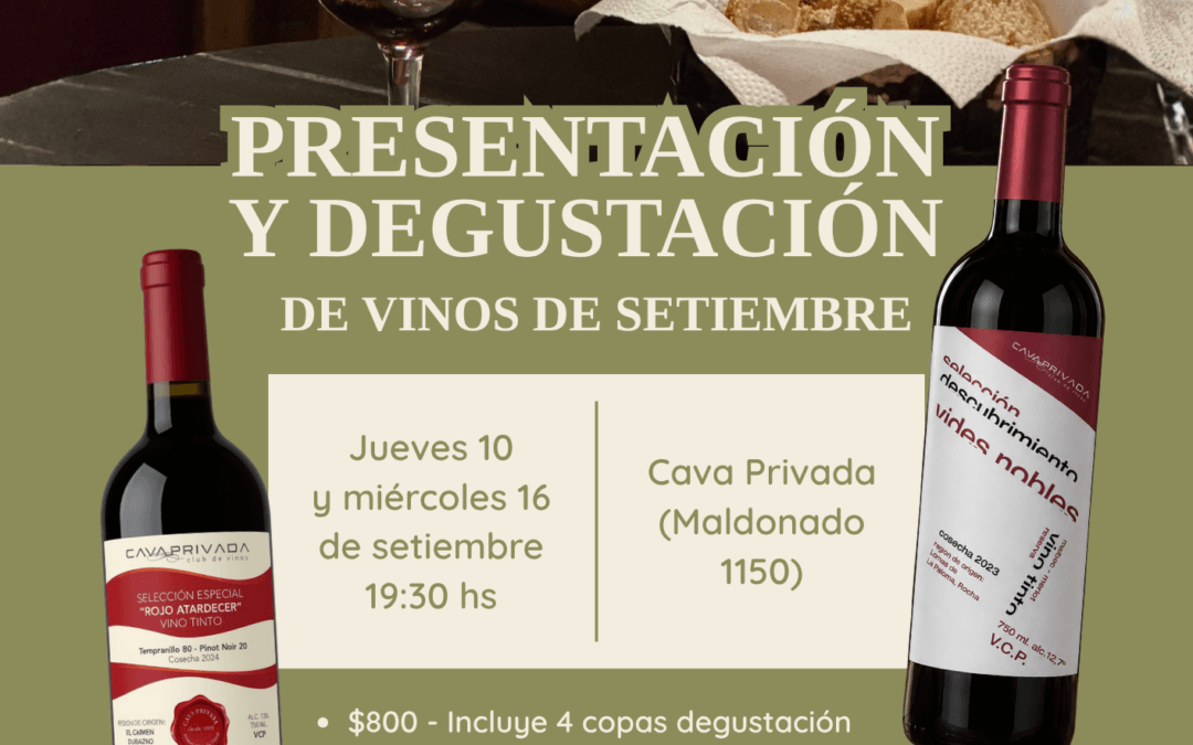 Presentación de Vinos