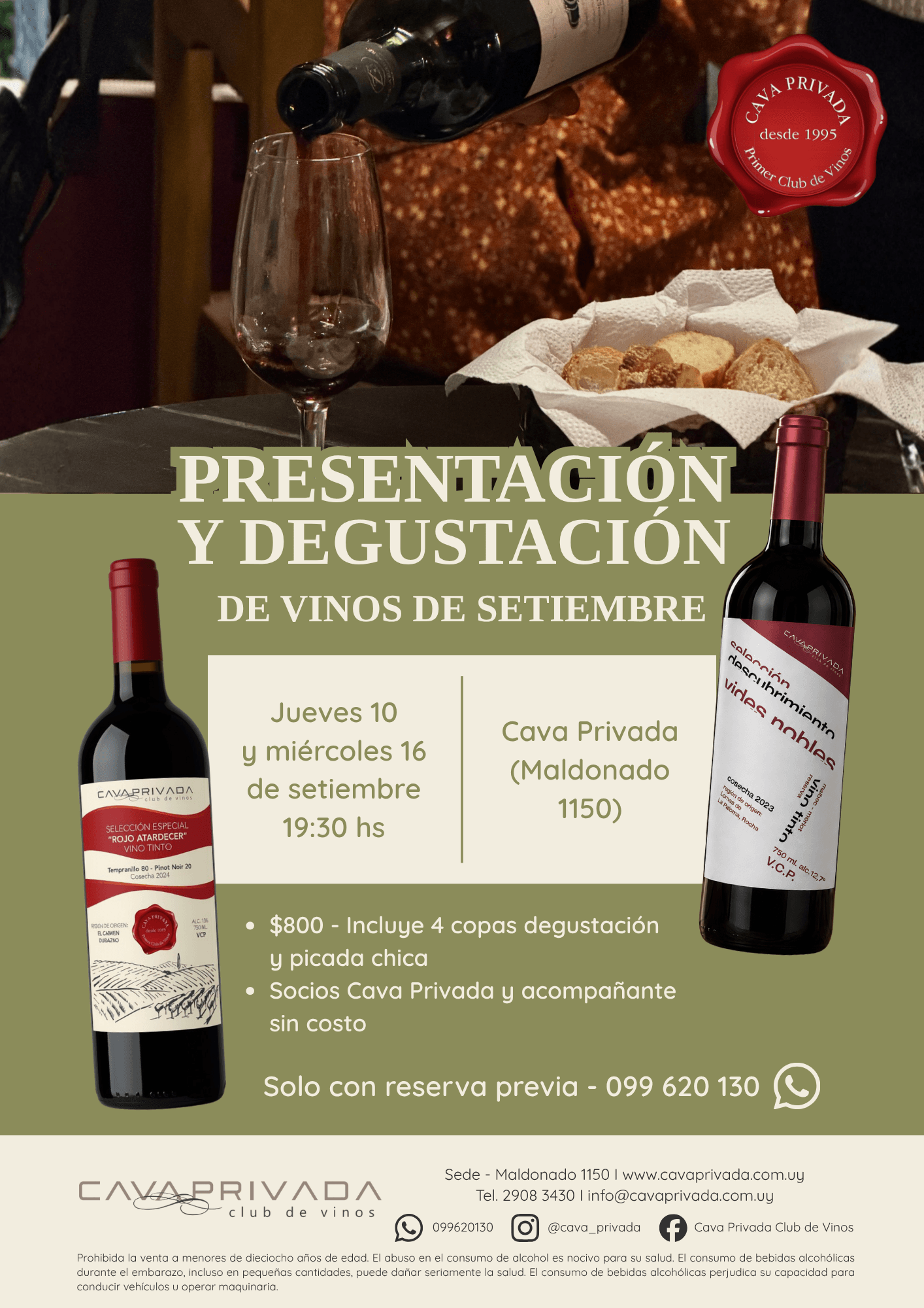 Presentación de Vinos